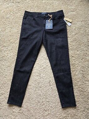 Democracy Ab Soultion Bootylift Jeggings Womens 14 Dark Blue